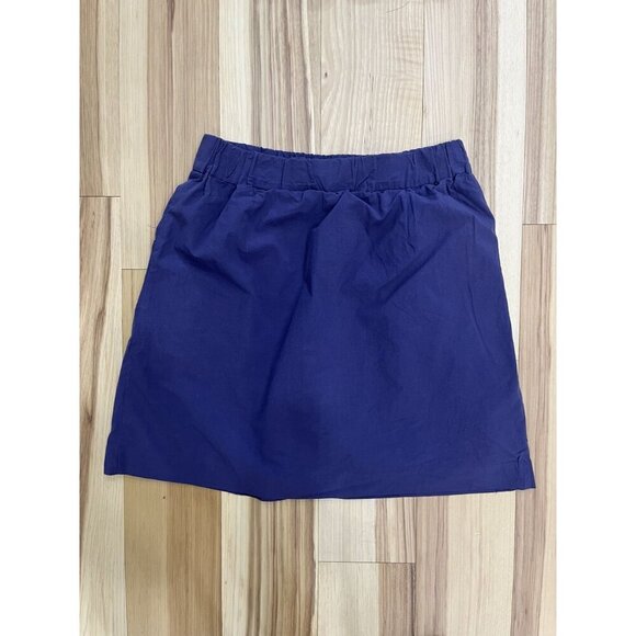 Banana Republic Purple Skirt Size 0 Smocked Front - Picture 3 of 3